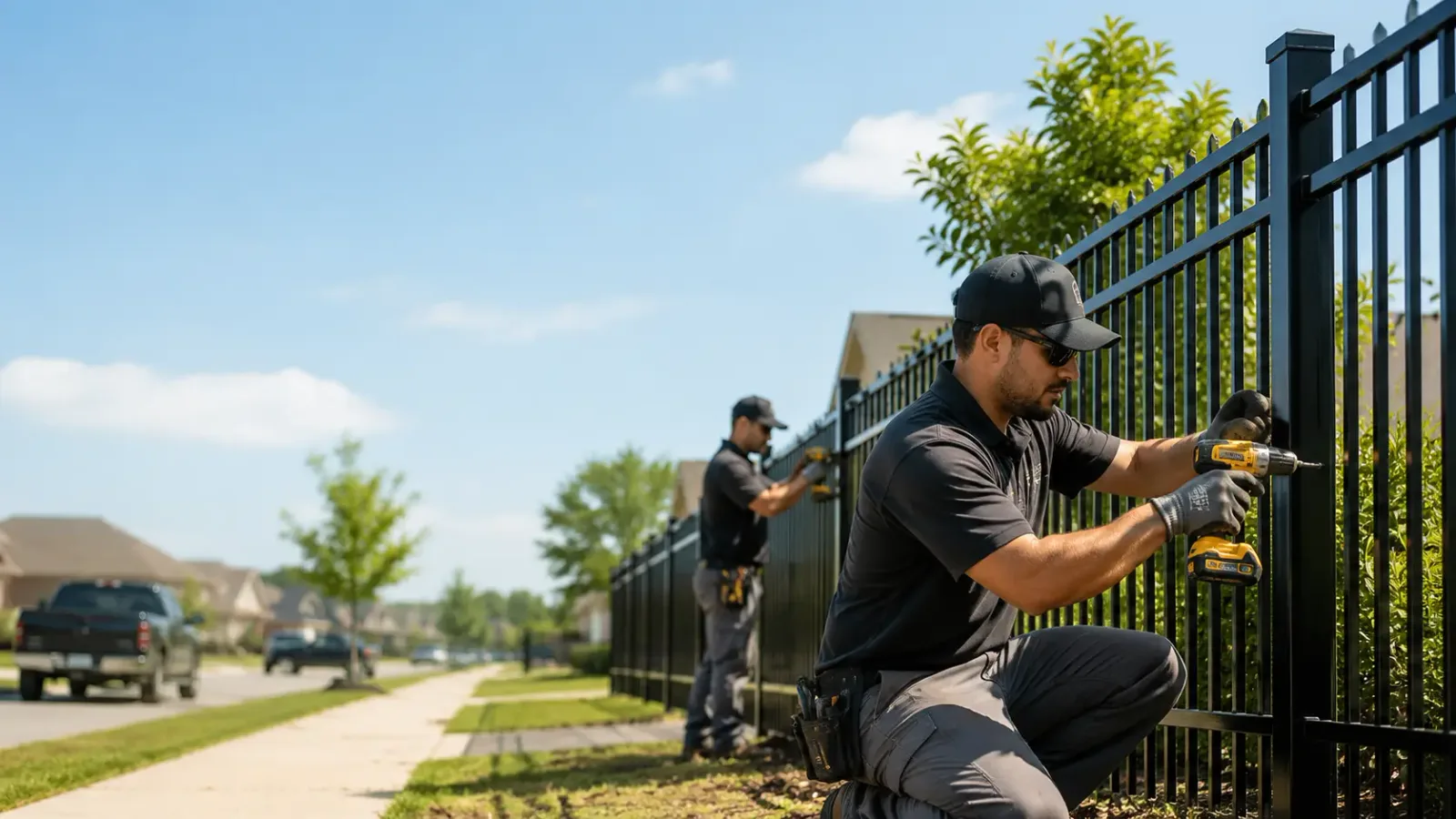 Metal Fence Installation in Gilbertsville, KY